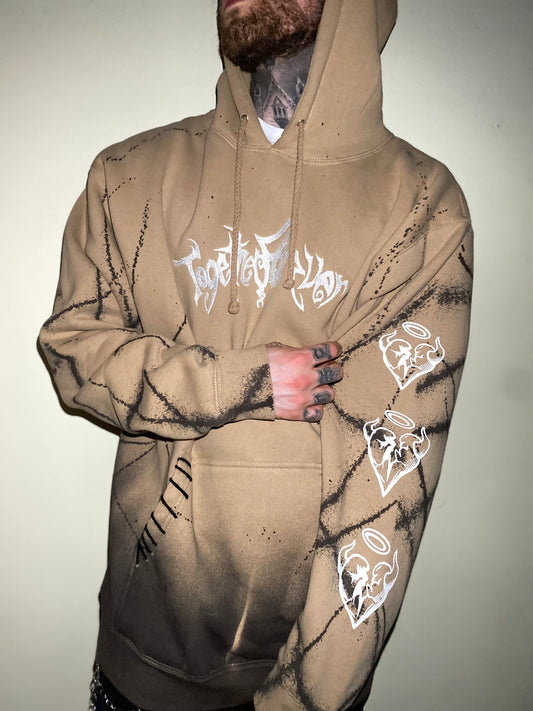 “TOGETHER FOREVER” BEIGE/BLACK | WHXAMI X YUNG DEMON